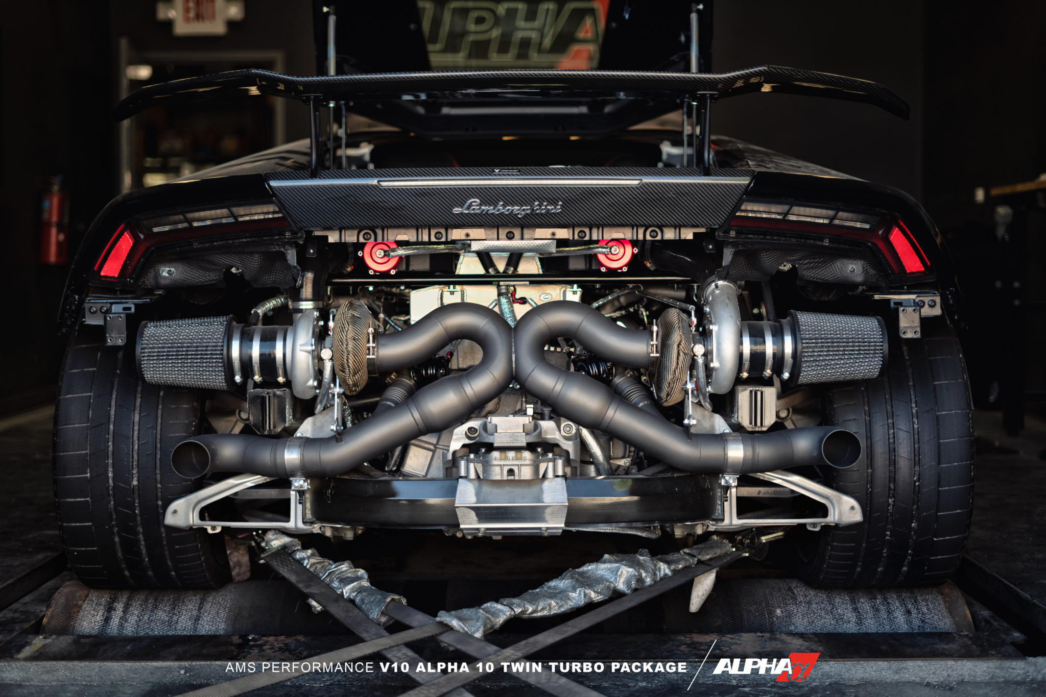 Lamborghini Huracan ALPHA 10 Twin Turbo Package Installed